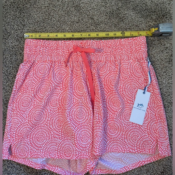 🆕 SOUTHERN TIDE Neeley Brrr Performance Short In Sunkist Coral - Picture 11 of 12